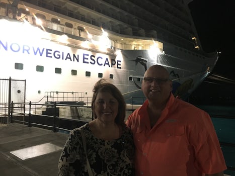 We arrived in Bermuda after sundown.
