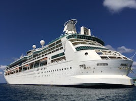 Vision of the Seas docked in Nassau