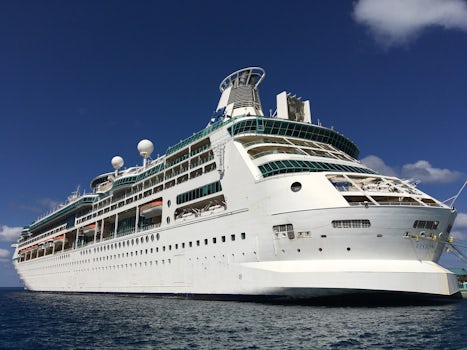 Vision of the Seas docked in Nassau