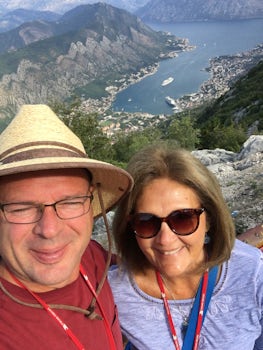 We went on a bus tour in Kotor, Montenegro and this shot was from the top o