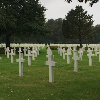 Normandy cemetery for US troops