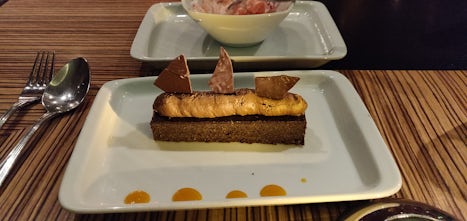 Spicy chocolate cake at Orchid Garden was the best dessert I've had on