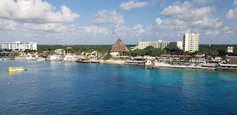 Cozumel from our balcony