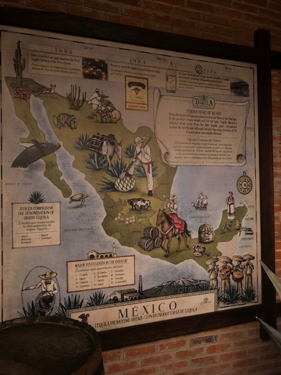 Picturesque Map, Costa Maya Port, Mexico