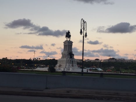 Some monument in Cuba.  It's about all we got before darkness fell.