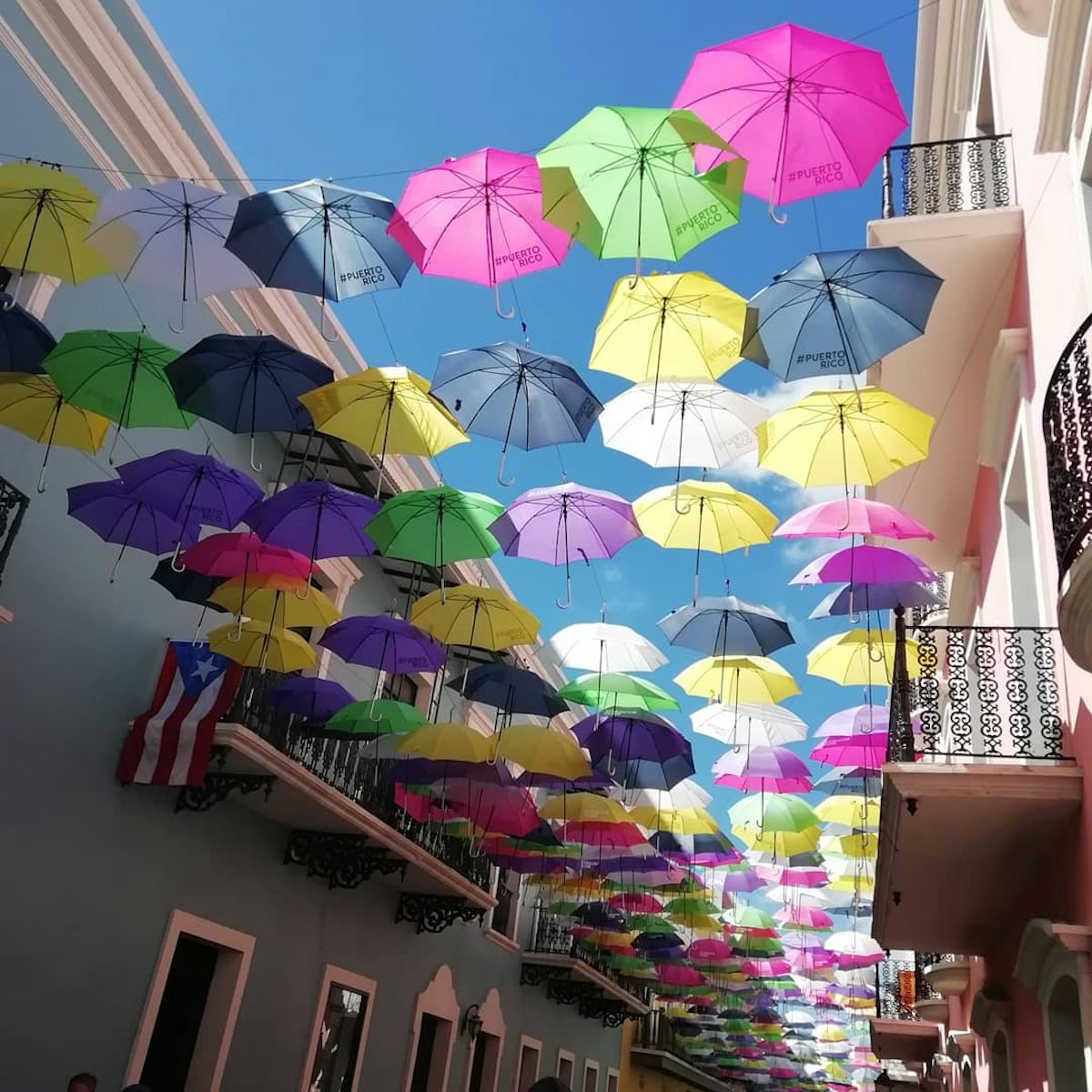 Umbrellas in San Juan