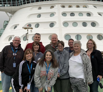 Our group before we set sail