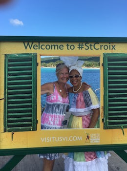 Me on St. Croix with a friend!!