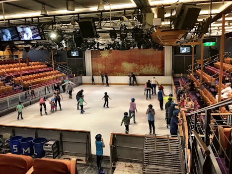 Ice skating activity