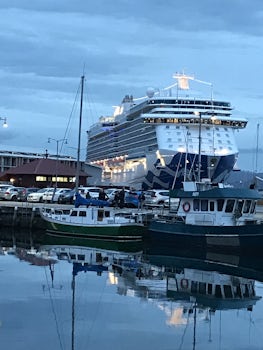 Majestic Princess docked at Hobart Tasmania.