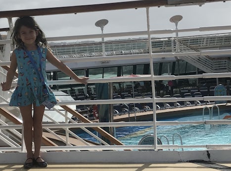 My daughter on Deck 12