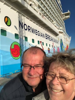 Getting off the ship in Tallin