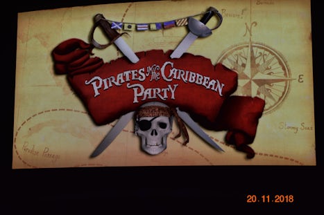 Photo of the Pirates of the Caribbean party on Pirate night