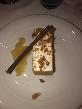 Carrot cake from Tropicana dining room