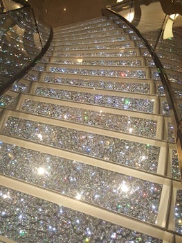 swarovski crystal staircase