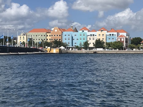 View from a restaurant in Curaçao