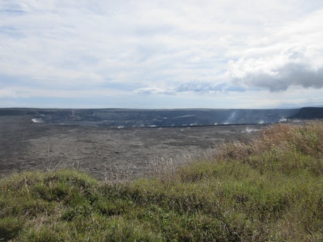 Hawaii Volcanoes National Park.  No lava, but steam is plentiful at the cra