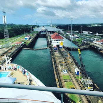 Exiting the Panama Canal