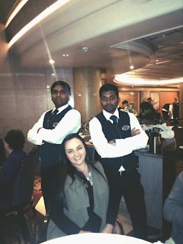 The last night with Gopal and Dominic at the Main Dining