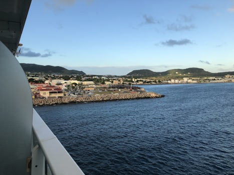 Basseterre—view from our balcony.