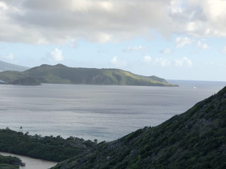 St. Kitts–Nevis—where the Atlantic Ocean and Caribbean Sea meet. Took t