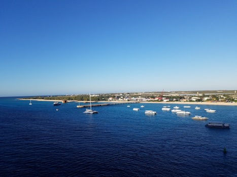 St Thomas port, view from our balcony
