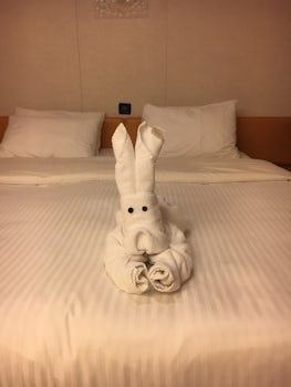 Towel bunny