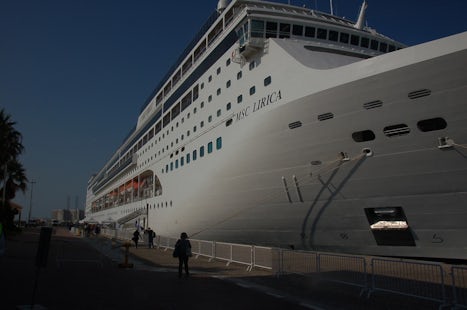 MSC Lirica at port of Dubai