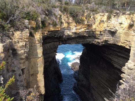 Arch area around Wineglass  Bay Tasmania