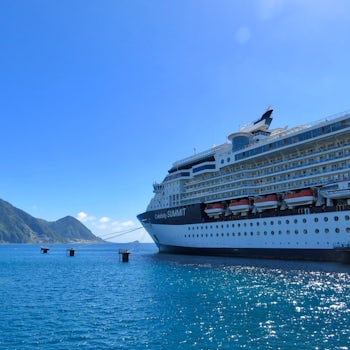 Celebrity Summit, docked at Roseau, Dominica