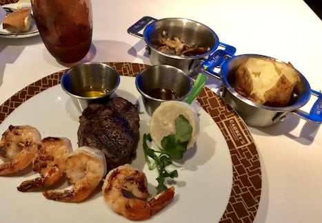 Surf and turf at Cagneys