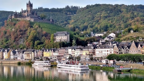 Reichsberg Castle on the Moselle River