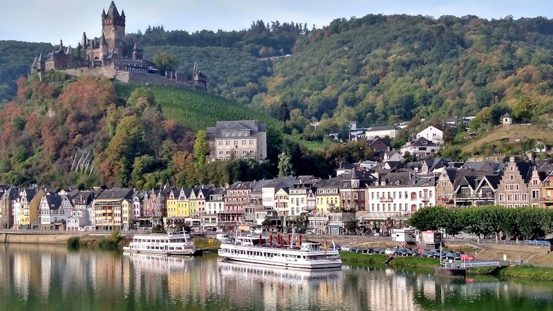 Reichsberg Castle on the Moselle River