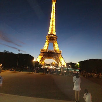 Night at the Eiffel Tower, Paris