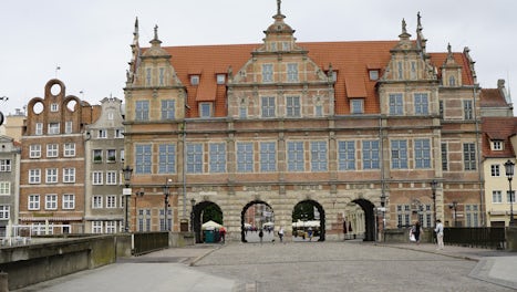 Ancient gateway into Gdansk city center