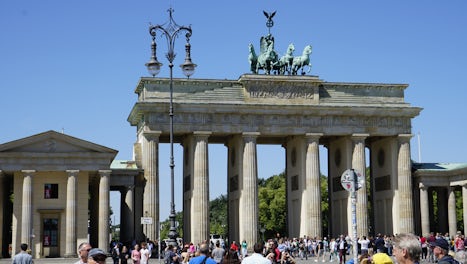 The Brandenburg gate, Berlin.