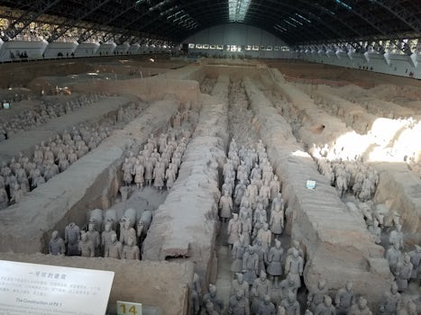 One view of the Terracotta soldiers