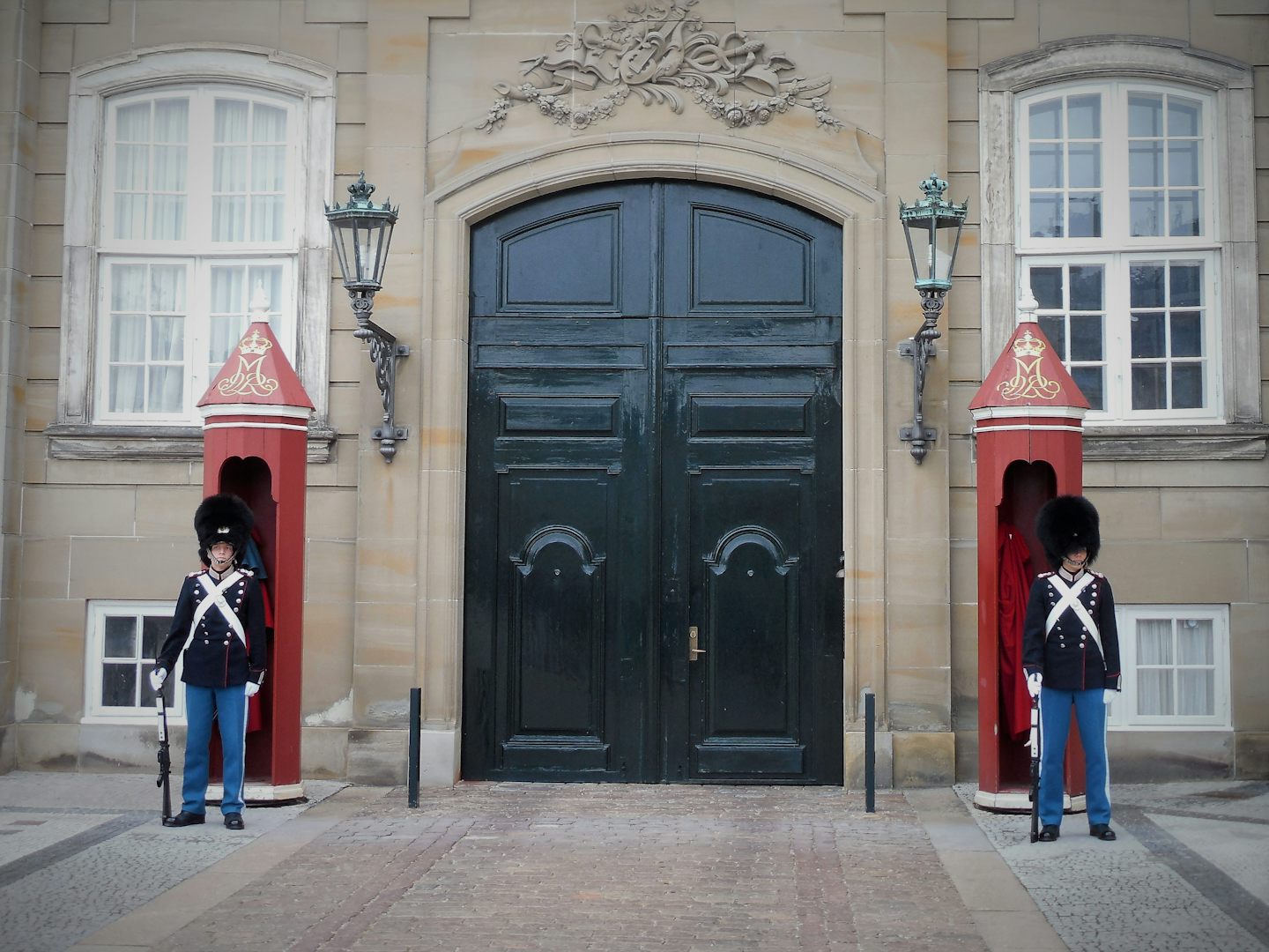 Danish Royal Guards at palace