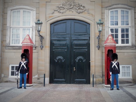Danish Royal Guards at palace