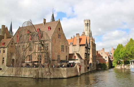 Bruges Belgium.  We toured Bruges on April 8, and I took this photo of a po
