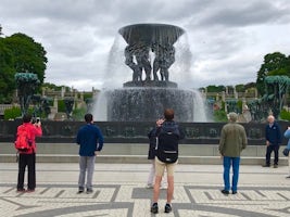 Frogner Park - Vigeland Installation.  This was one of the free excursions