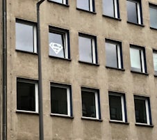 Superman in Berlin, Germany.