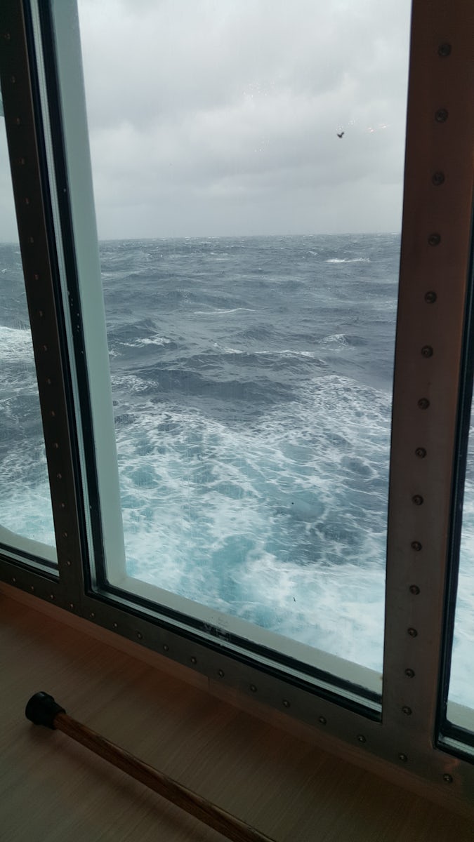 Rough seas on the way out