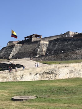 Old fort in Cartagena