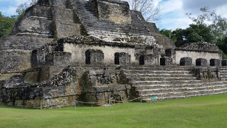 Mayan ruins at Altun Ha