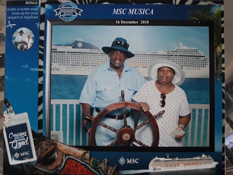 it is the photo at the entrance of the ship.