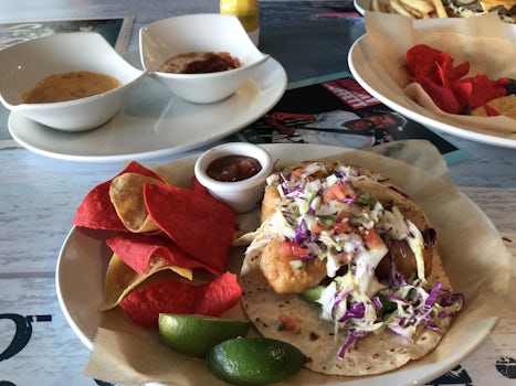 Fish Tacos at Margaritaville- YUM !!