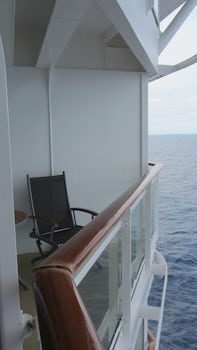 Concierge C2 cabin - Forward view from our Veranda onto our neighbors'