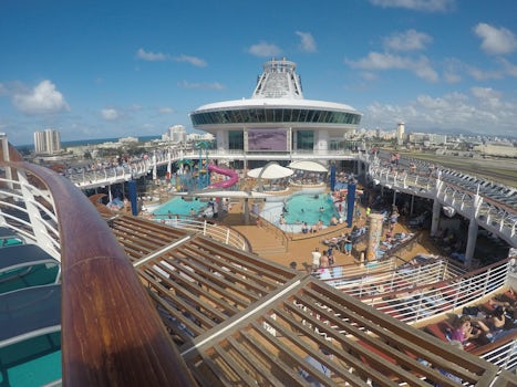 This is a photo of the updated pool deck.