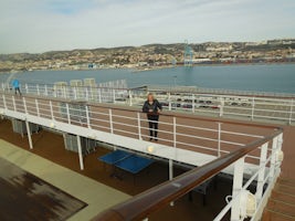 Good walking exercise on 12th deck